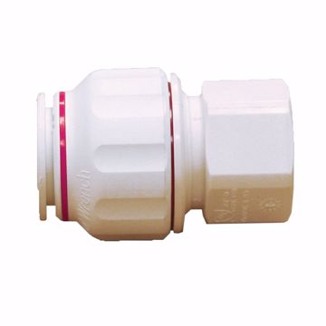 Picture of 3/4" CTS x 3/4" FIP Plastic Twist-to-Lock Push On Adapter