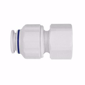 Picture of 1/2" CTS x 3/4" FHT Plastic Twist-to-Lock Push On Garden Hose Adapter