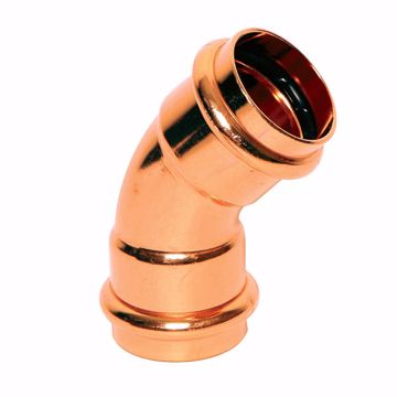 Picture of 2-1/2" Copper Press x Press 45° Elbow
