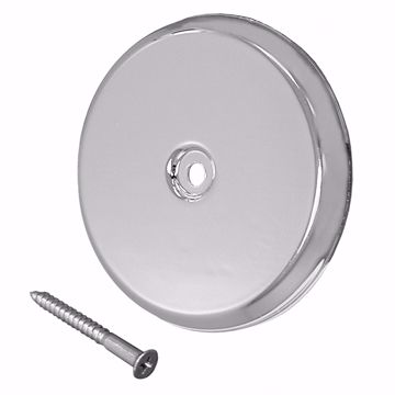 Picture of 9-1/4" Chrome High Impact Plastic Cleanout Cover Plate, Flat Design
