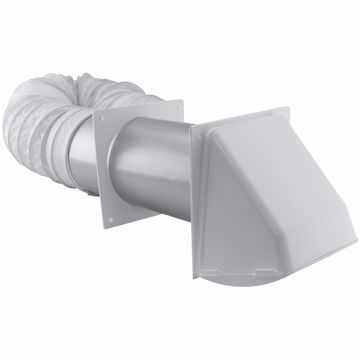 Picture of 4" x 5' Complete Vinyl Duct Vent Kit