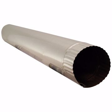 Picture of 4" x 24" Aluminum Duct Pipe for Dryer Vent