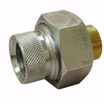 Picture of 1-1/4" FIP x 1-1/4" SWT (1-3/8" OD) Dielectric Union, Lead Free