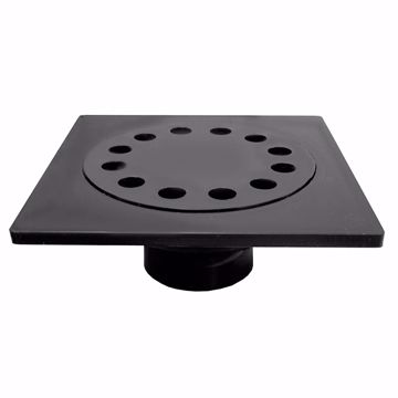 Picture of 6" x 6" ABS Bell Trap with 1-1/2" x 2" Outlet