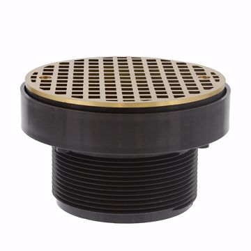Picture of 3-1/2" LevelBest® Adapter with 3" Plastic Spud and 5" Nickel Bronze Strainer