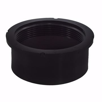 Picture of 4" ABS Hub Fit Drain Base for 3-1/2" Spud