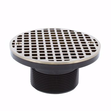 Picture of 3" IPS PVC Spud with 6" Nickel Bronze Strainer