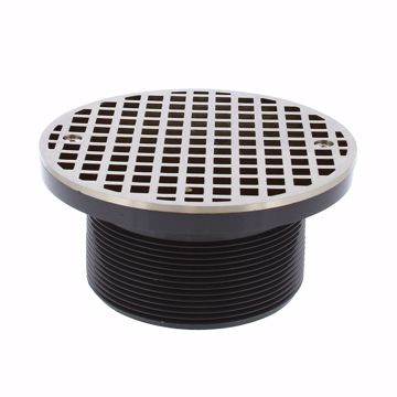 Picture of 4" IPS PVC Spud with 6" Nickel Bronze Strainer