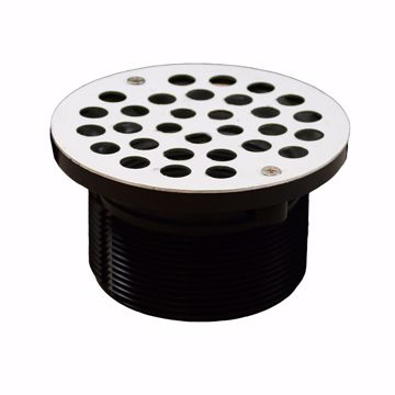 Picture of 3-1/2" IPS ABS Spud with 5" Stainless Steel Strainer