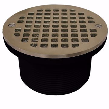 Picture of 3-1/2" IPS ABS Spud with 5" Nickel Bronze Strainer