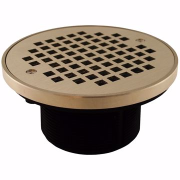Picture of 3-1/2" IPS ABS Spud with 5" Nickel Bronze Strainer with Ring