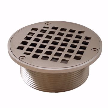 Picture of Brushed Nickel 3-1/2" Metal Spud with 5" Round Strainer
