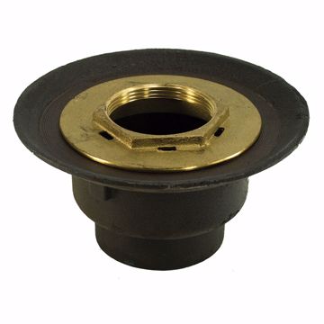 Picture of 2" FIP Shower Drain Bodies with Brass Threaded Clamping Ring And Bolt
