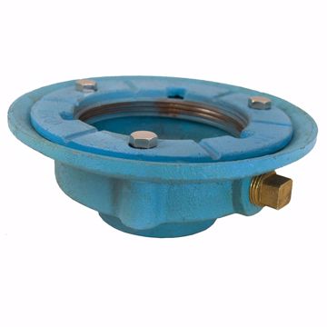 Picture of 2" Code Blue IPS Drain Body with 7" Pan and 3-1/2" Spud Size - 2-1/2" Height