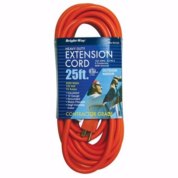 Picture of 12/3 25 ft. Orange Extension Cord