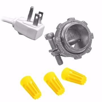 Picture of Garbage Disposal Wiring Kit for 3' Cord with Angle Plug