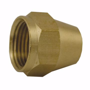 Picture of 3/16" Brass Short Flare Nut