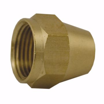 Picture of 3/8" Brass Short Flare Nut