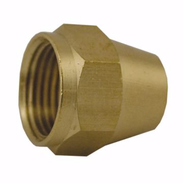 Picture of 1/2" Brass Short Flare Nut
