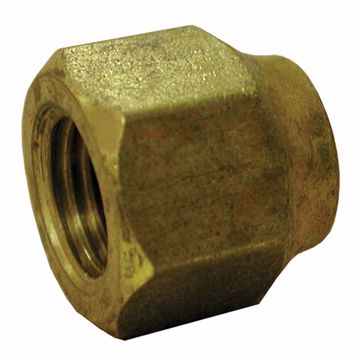 Picture of 1/4" Brass Short Forged Flare Nut