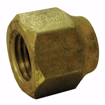 Picture of 1/2" x 3/8" Brass Short Forged Flare Nut