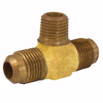 Picture of 3/8" x 1/4" Brass Flare x MIP Branch Tee