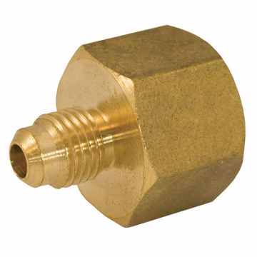 Picture of 1/2" x 3/4" Brass Flare x FIP Coupling
