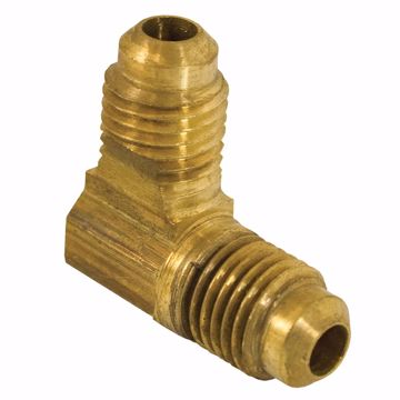 Picture of 1/4" Brass Flare 90° Elbow