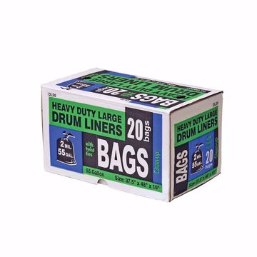 Picture of 55 Gallon Drum Liner, 20 Count