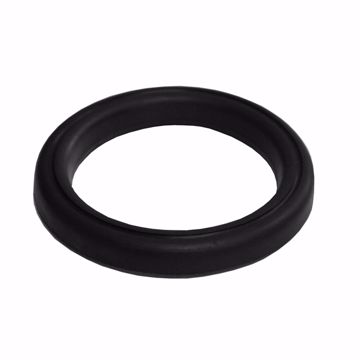 Picture of 3-3/4" ID x 5-1/8" OD x 1/2" Thick Radiant Seal Sponge Rubber Closet Gasket