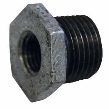 Picture of 3/8" x 1/4" Galvanized Iron Hex Bushing
