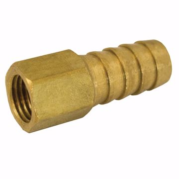 Picture of 1/2" x 3/8" Brass Hose Barb x FIP Adapter