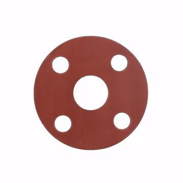 Picture of 1" Red Rubber Full Face Gasket