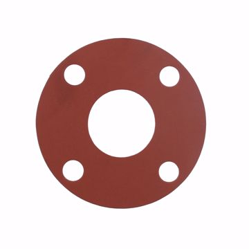 Picture of 2" Red Rubber Full Face Gasket