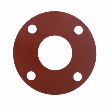 Picture of 2-1/2" Red Rubber Full Face Gasket