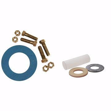 Picture of 4" Asbestos-Free Ring Gasket Kits with Insulation Kit , 5/8" x 3" Bolt Size