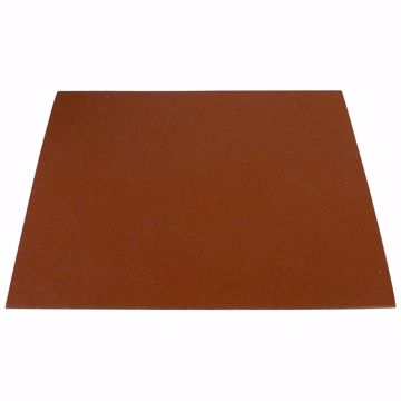 Picture of 6" x 6" Red Rubber Gasket Material, 1 Sheet
