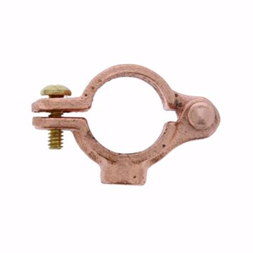 Picture of 3/4" Copper Plated Hinged Split Ring for 3/8" Rod