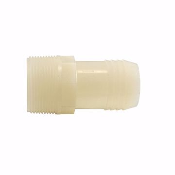Picture of 1-1/2" MPT Nylon Insert Adapter