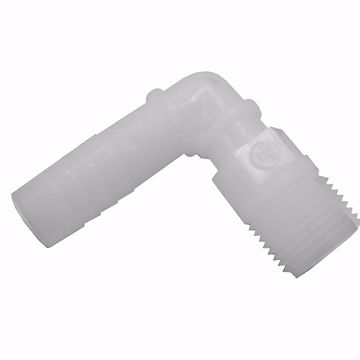 Picture of 1/2" MPT Nylon Insert 90° Elbow
