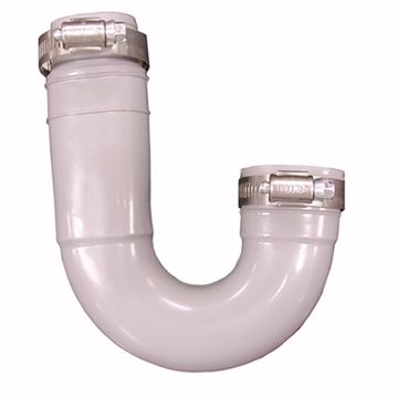 Picture of 1-1/4" or 1-1/2" Flexible Drain Trap J-Bend