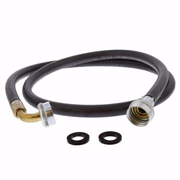 Picture of 4' Washing Machine Hose with 90° Elbow