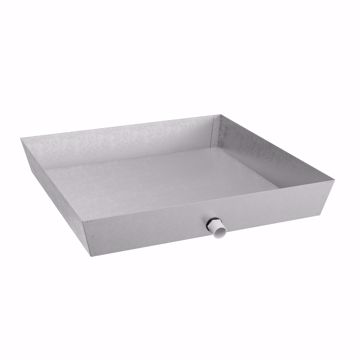 Picture of 22" Galvanized Water Heater Pan, Square