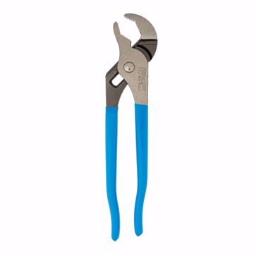 Picture of 9-1/2" Curved Jaw Tongue and Groove Pliers, Channel Lock No. 422, 1-1/2" Capacity, # Adj. 5