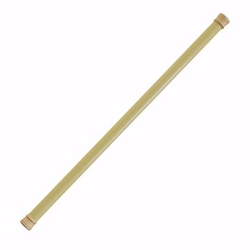 Picture of 36"-63" Adjustable Spring Tension Shower Rod, Bone