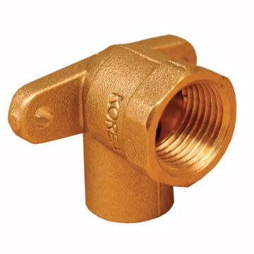 Picture of 1/2" x 3/8" Forged Brass 90° Drop Ear Elbow