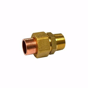 Picture of 1-1/4" C x MIP Forged Brass Union