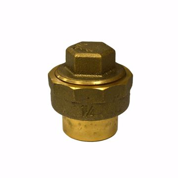 Picture of 1-1/4" Cast DWV Fitting Cleanout with Plug