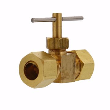Picture of 3/8" OD Compression Straight Needle Valve
