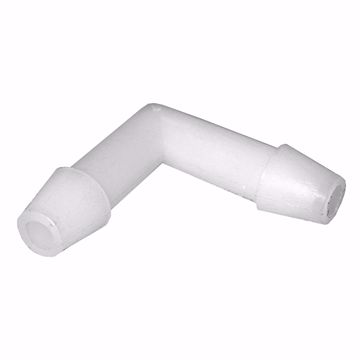 Picture of 1/4" Nylon Hose Barb 90° Elbow